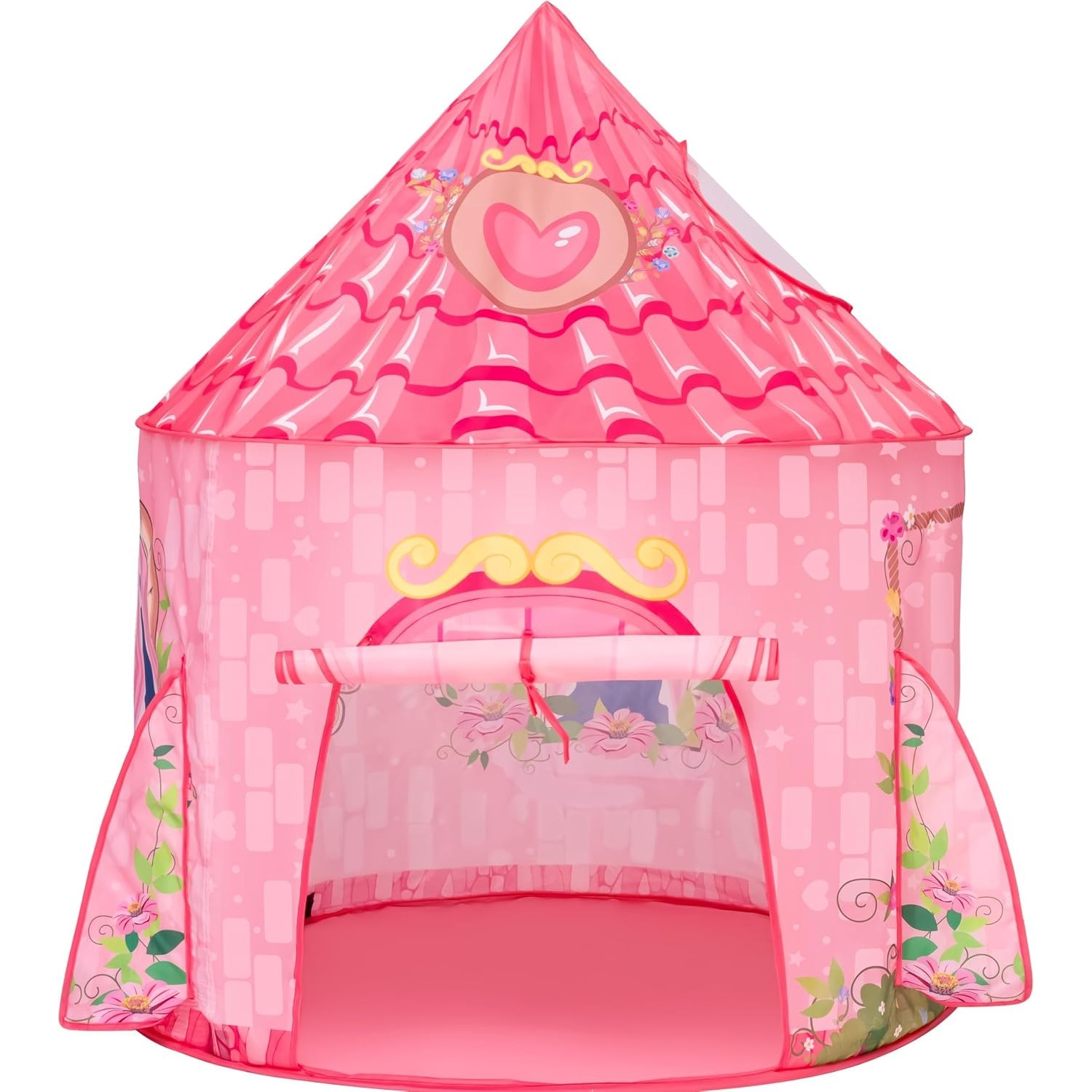 A princess castle play tent from Princess Tent Company
