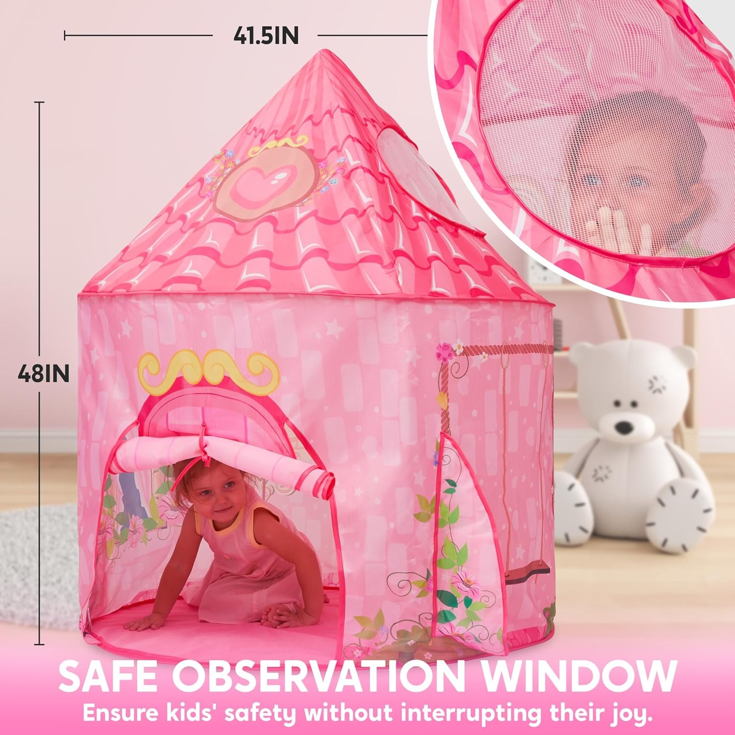Pop Up Princess Castle Tent: image 5