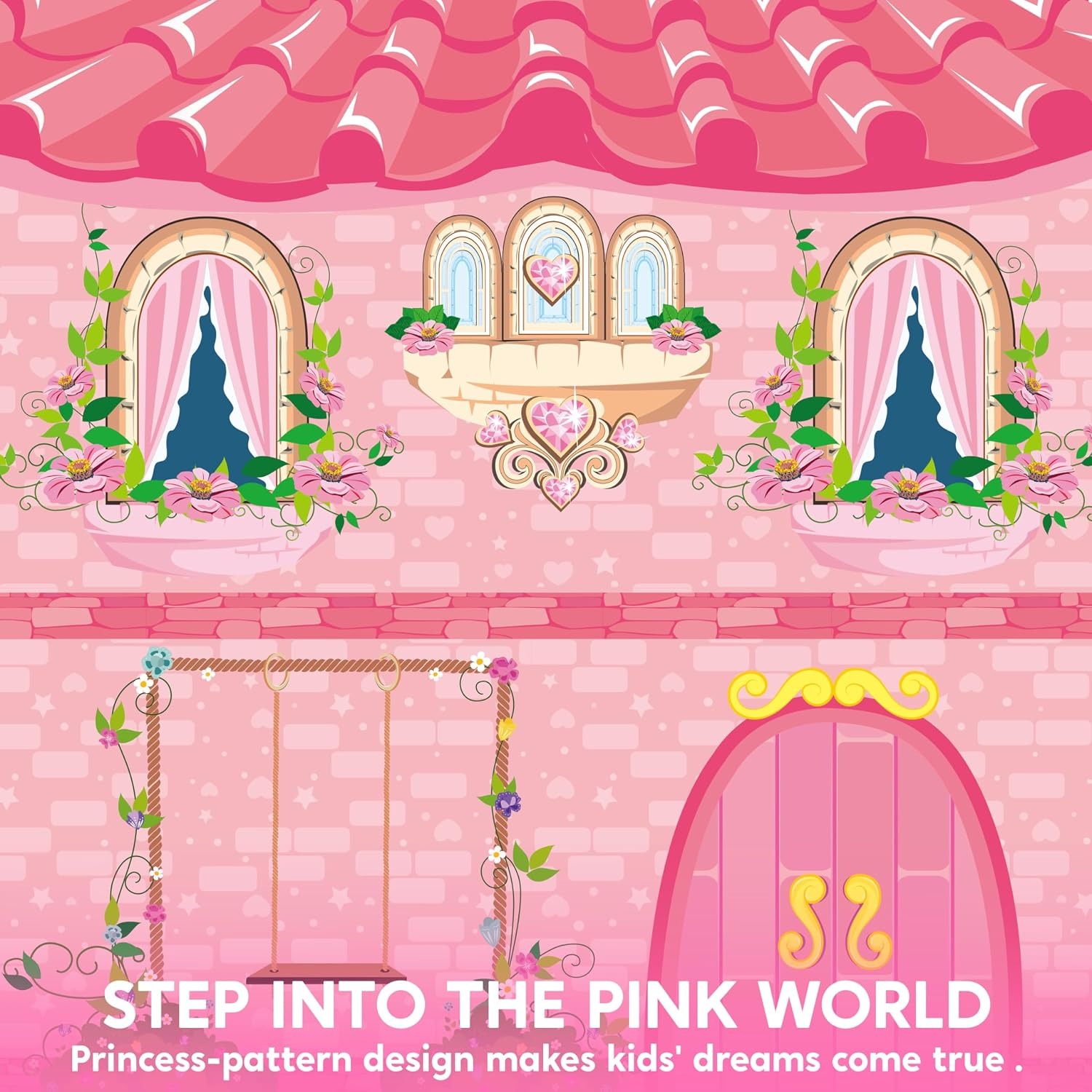 Pop Up Princess Castle Tent: image 6