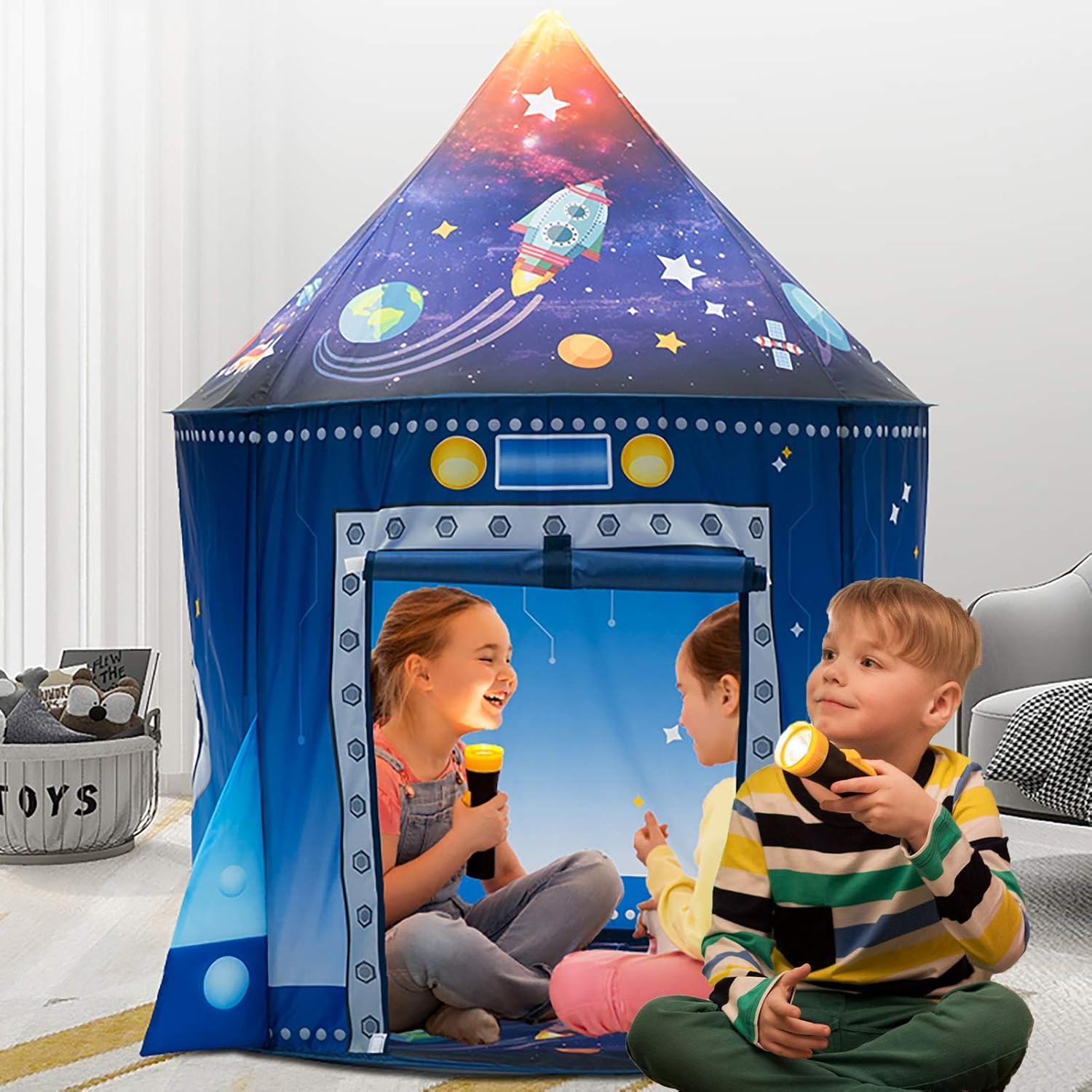 Rocket Ship Play Tent: image 2