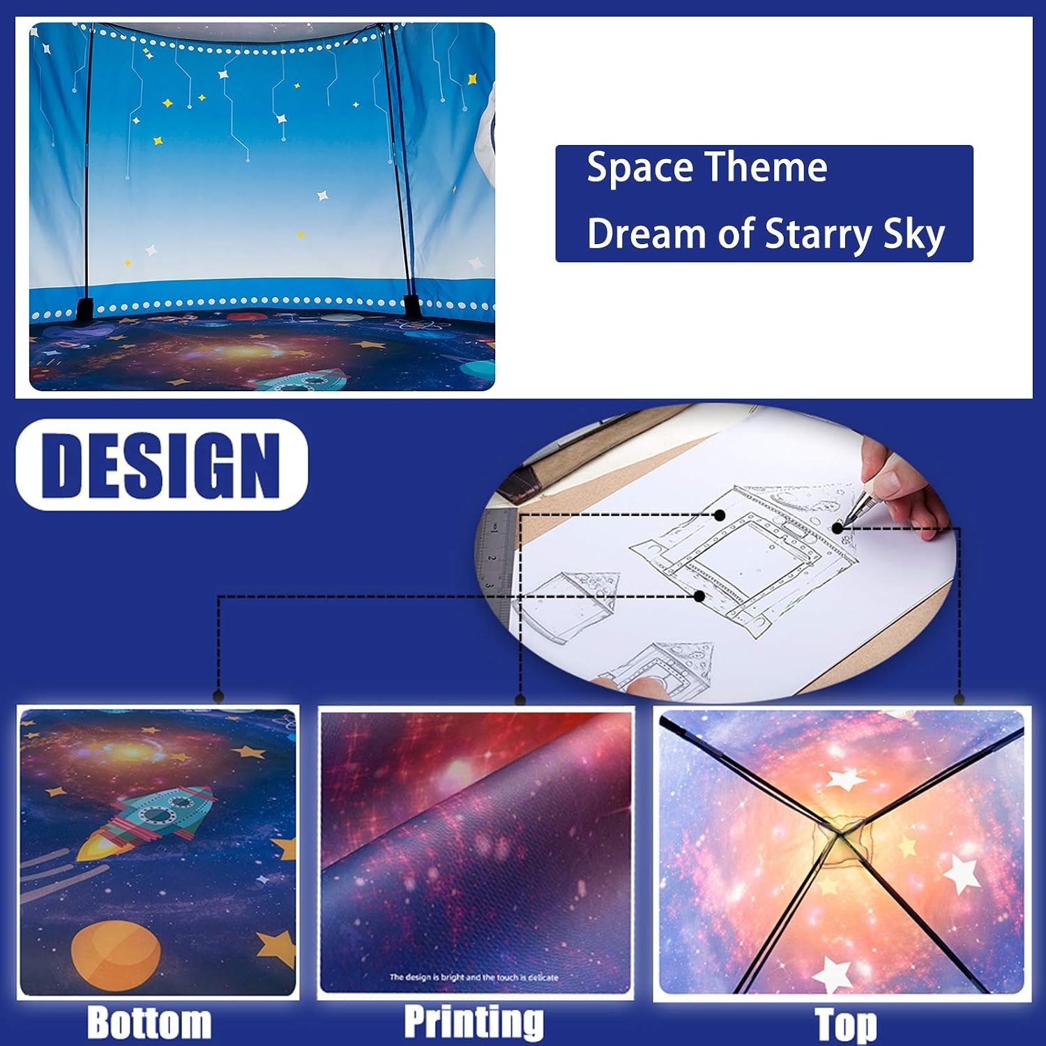 Rocket Ship Play Tent: image 3