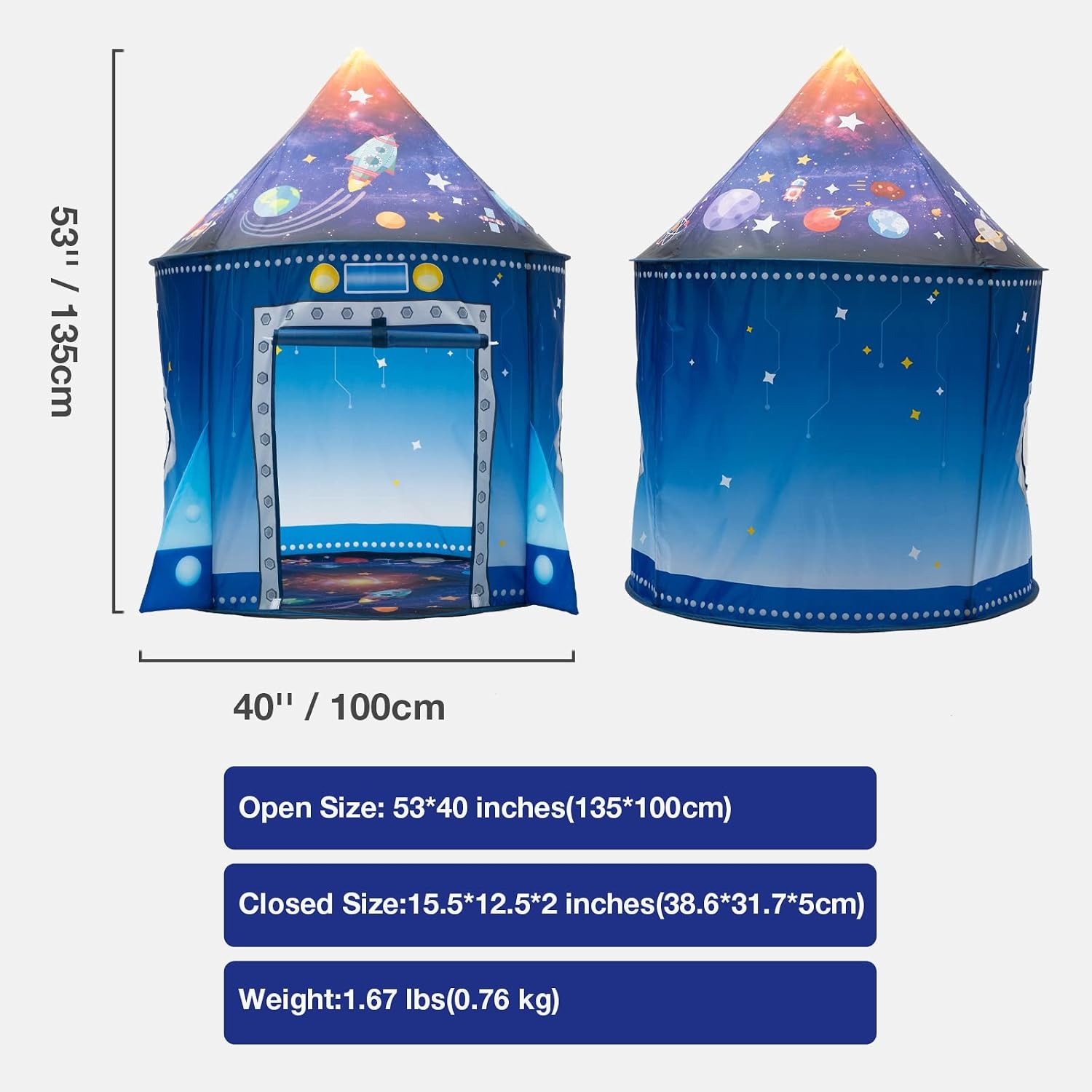 Rocket Ship Play Tent: image 4