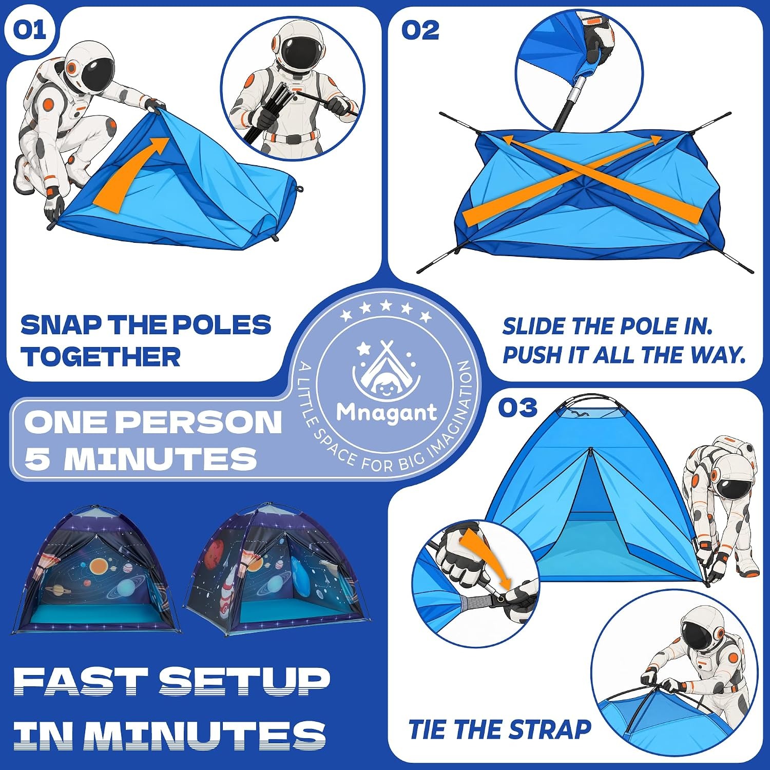 Solar System Dome Play Tent