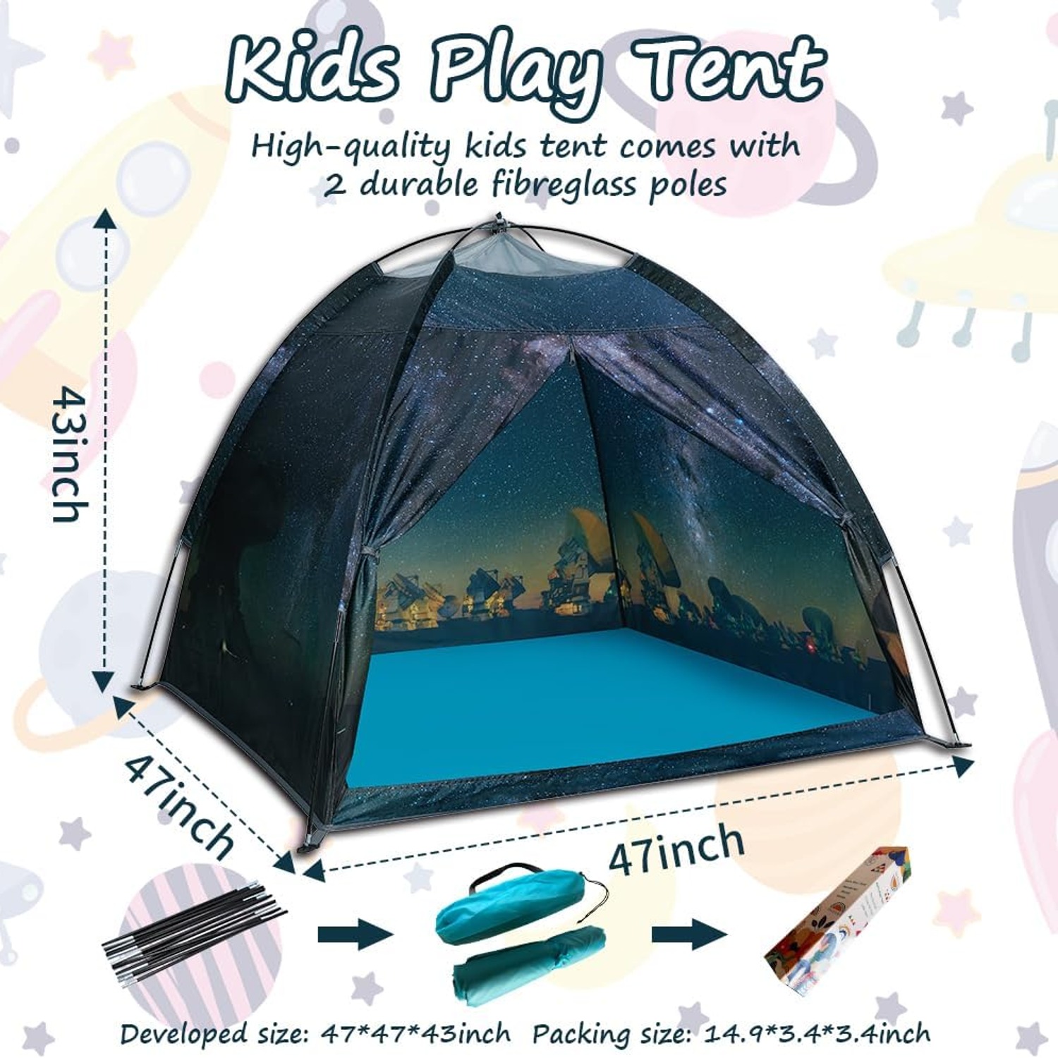 Starry Galaxy Space Tent: image 7