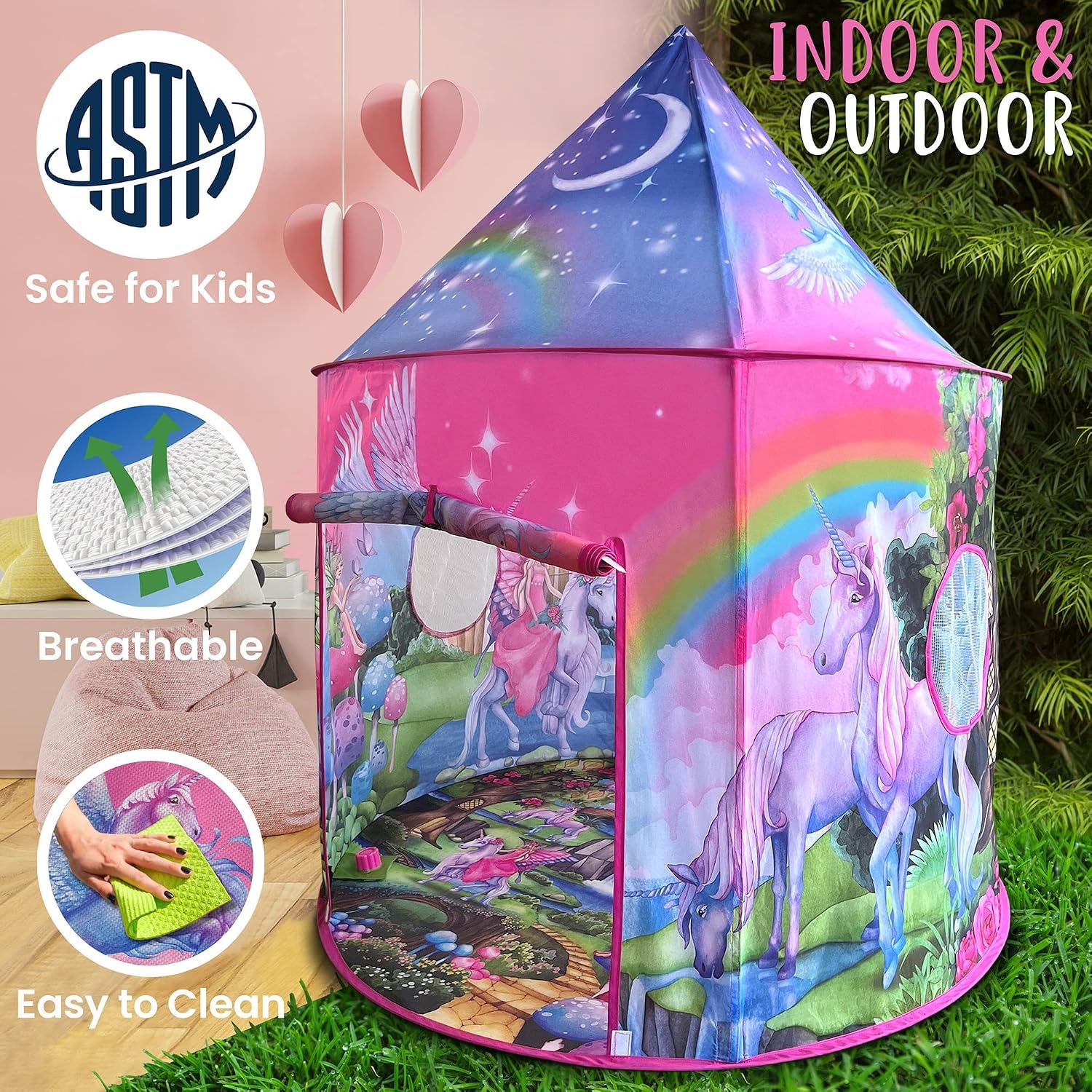 Unicorn Sparkle Play Tent: image 6