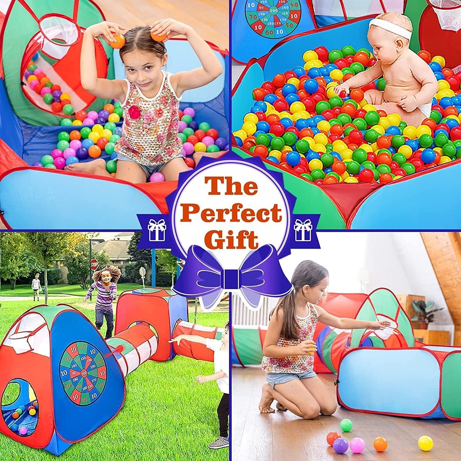 Five in One Pop Up Tents and Tunnels Play Set: image 3