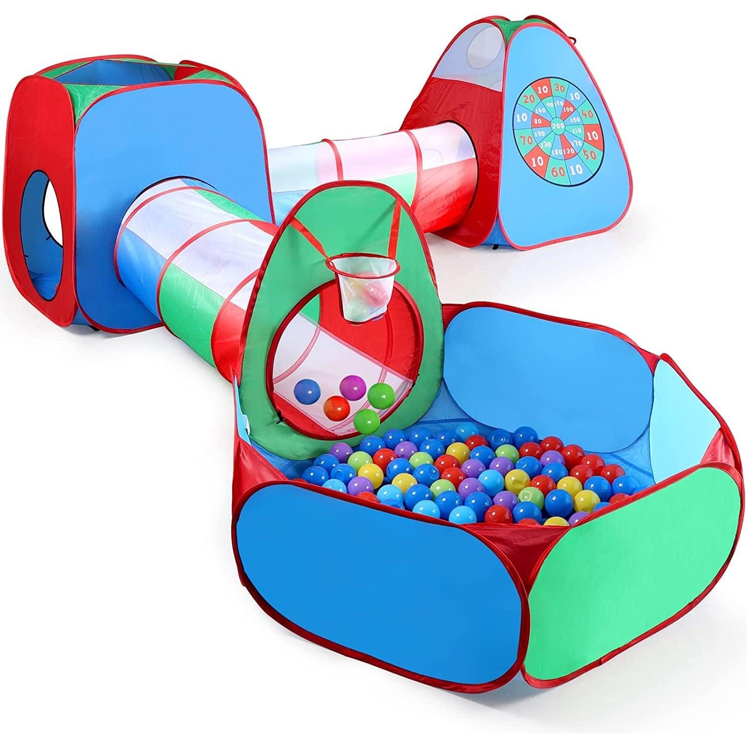Five in One Pop Up Tents and Tunnels Play Set