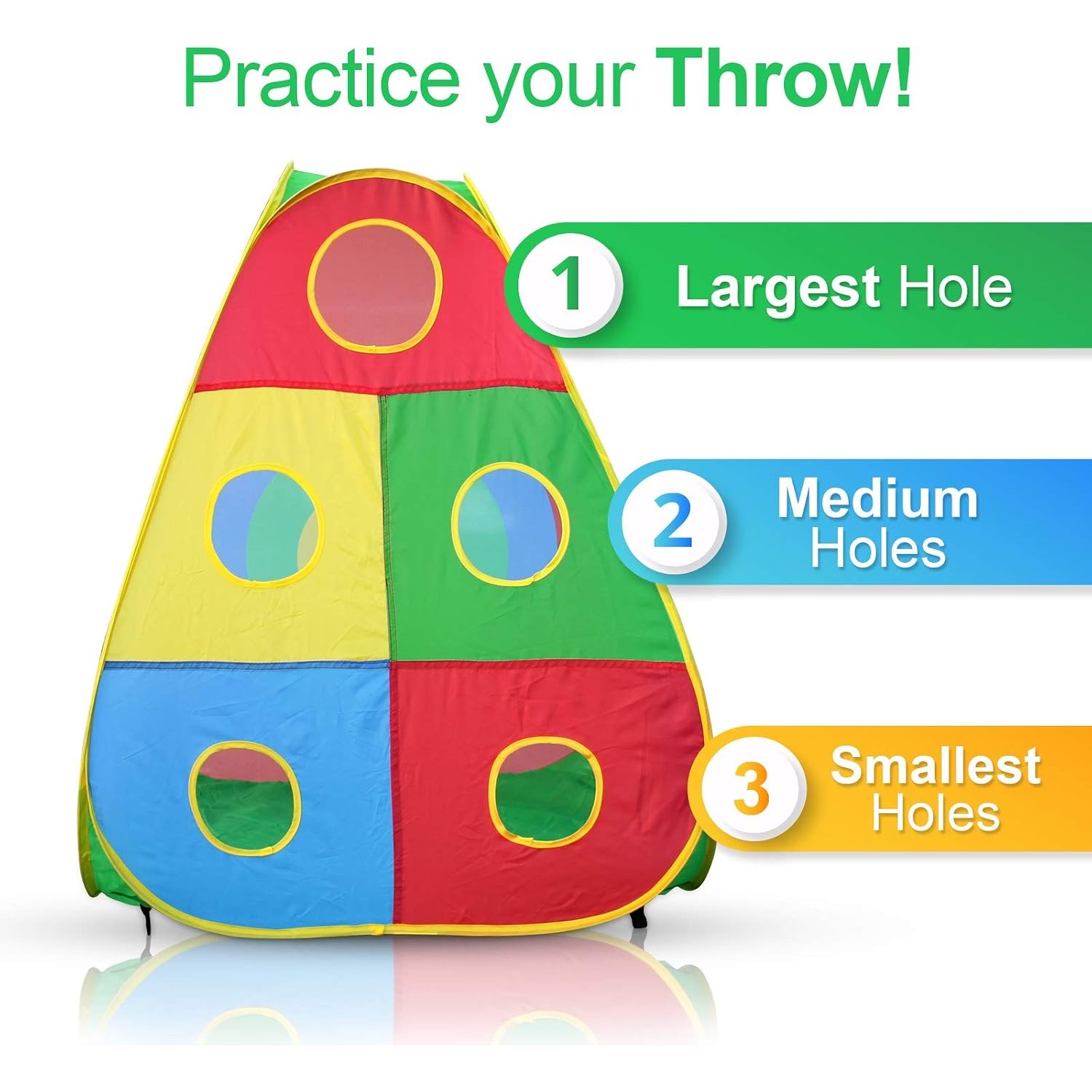 Five Piece Ball Pit Tents and Tunnels Play Set: image 8